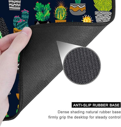Auhoahsil Mouse Pad, 12 x 10 in Cactus Theme Computer Mouse Pad - Image 5