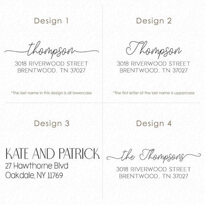 Address Stamp - Custom Stamps for Mailing I Create Personalized Name and Return - Image 2