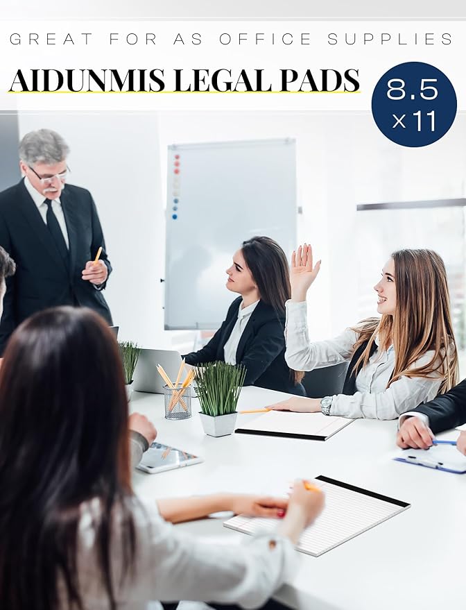 Legal Pads 8.5 x 11 White Note Pads 8.5 x 11 In 2 Pack Notepads 8.5 x 11 - Image 6