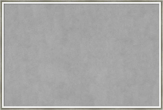 Amanti Art Silver Framed Magnetic Board 25x37 Large Vision Board by AmantiArt