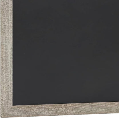HBCY Creations 24" X 36" Weathered Lightwash Solid Wood Frame Wall Chalkboard - Image 4