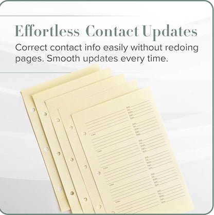 Gallery Leather Address Book Correction Labels - Image 2