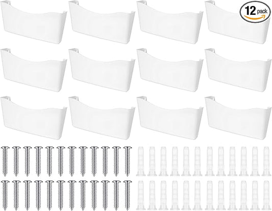 Colarr 12 Pcs Expandable Pocket Wall File Set Plastic Wall Mountable Space by Colarr