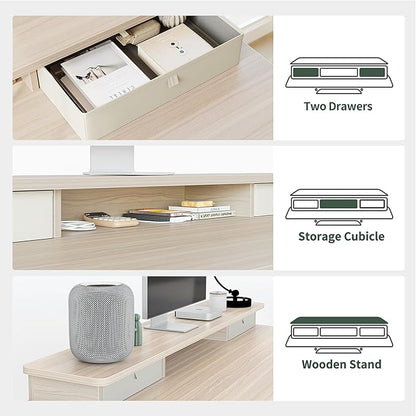 FEZIBO 55'' x 24" Height Adjustable Electric Standing Desk - Image 8