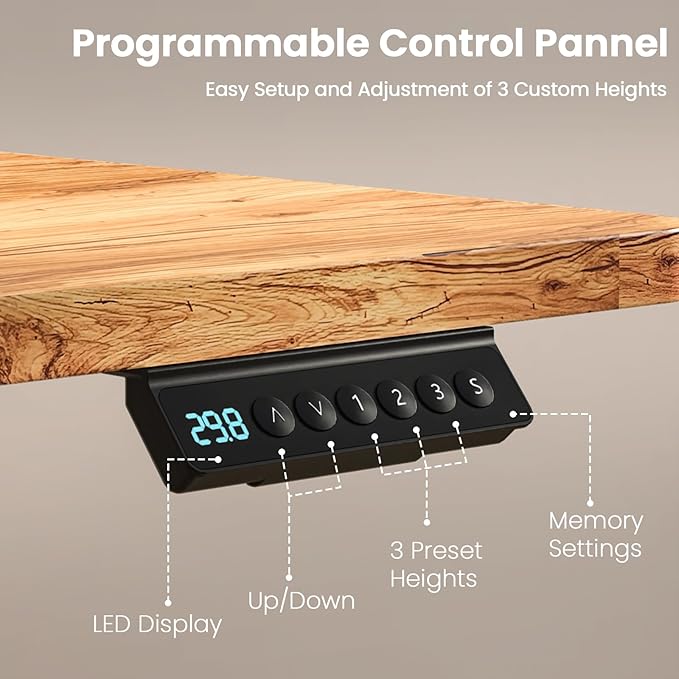 Kingant 48 x 30 Inch Electric Standing Desk - Image 6