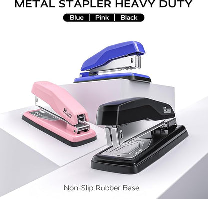 Marsrock Desktop Stapler, Swing-Arm Swivel Stapler, 50 Sheet Capacity, 2000 - Image 6