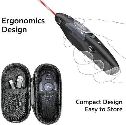 Presentation Clicker with 2 Cases Storage: PowerPoint Wireless Presenter - Image 3