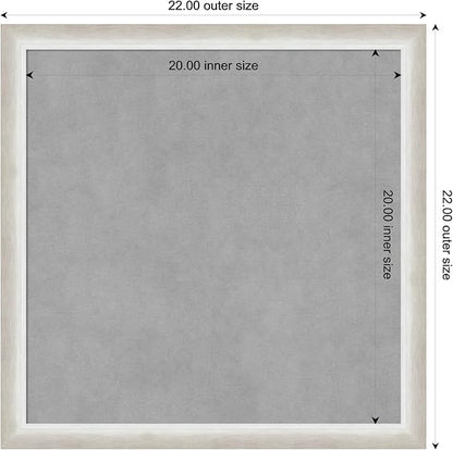 Amanti Art Silver Framed Magnetic Board 22x22 Medium Vision Board - Image 4