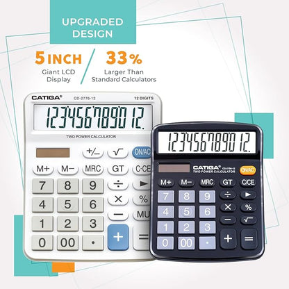 Premium Commercial 12-Digit Large Desktop Calculator - Image 2