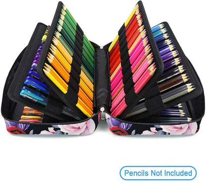 YOUSHARES Colored Pencil Case 304 Slots Pen Case Organizer - Image 3