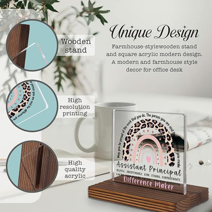 Assistant Principal Gift Sign, Appreciation Plaque - Image 3