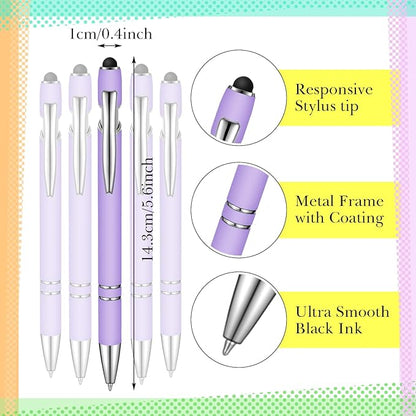 Zonon 38 Pieces Rubberized Ballpoint Pen - Image 3