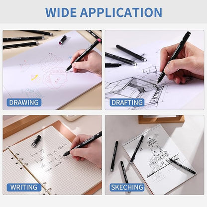 YISAN 18-Pack Colored Drawing Pens - Image 4