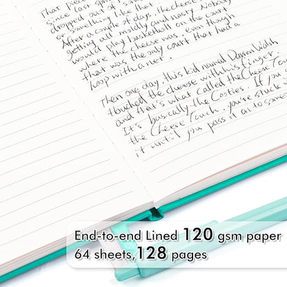feela 5 Pack Notebooks Journals Bulk, Hardcover Notebook Classic Ruled Lined - Image 3