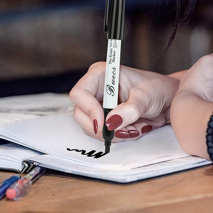 Buecs Black Dry Erase Markers, Chisel tip, Dry-Erase Boards, School Office - Image 6