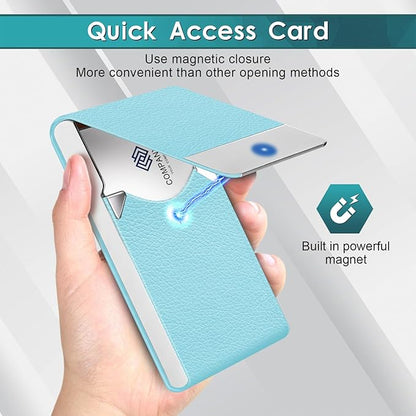 DMFLY Business Card Holder, Pocket Business Card Case, Slim Card Holders - Image 4