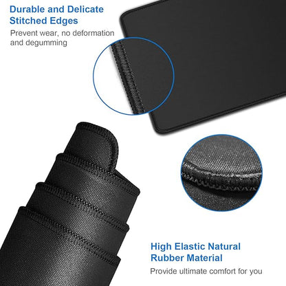 Large Extended Gaming Mouse Pad, Water Resist Non-Slip Mousepad Rubber Base - Image 5