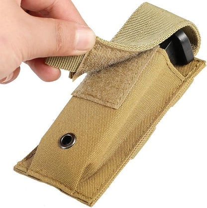 Tactical Single/Double Pistol Mag Pouch Outdoor Molle Open-Top Magazine Pouch - Image 4