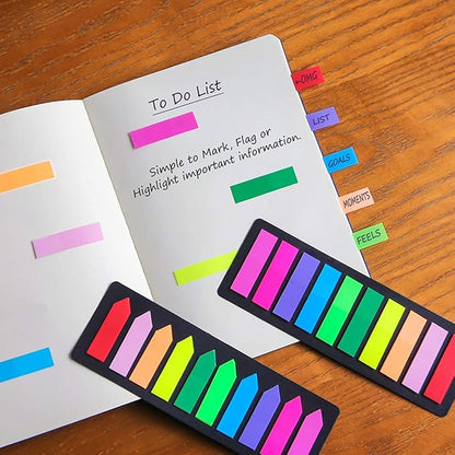 KICNIC Sticky Tabs 2250pcs, Self-Adhesive Book Tabs - Image 2