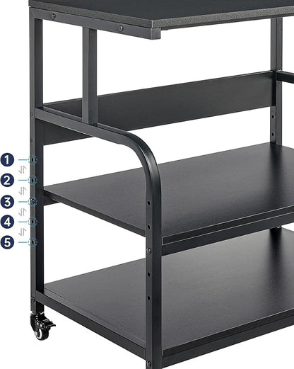 Fannova 32.3" x 18.9" Extra Large Printer Stand Table - Image 4