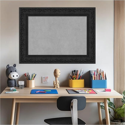 Amanti Art Black Framed Magnetic Board 23x31 Medium Vision Board - Image 6