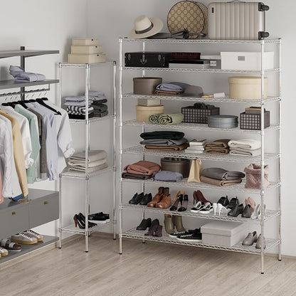 Regal Altair 21" Deep x 60" Wide x 86" Height Wire Shelving Kit | 8-Tier | NSF - Image 4