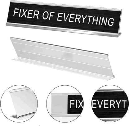 Fixer Of Everything Funny Desk Signs - Image 3