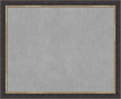 Amanti Art Black Framed Magnetic Board 37x45 X-Large Vision Board by AmantiArt
