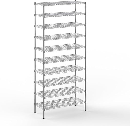 Regal Altair 18" Deep x 42" Wide x 96" Height Wire Shelving Kit | 10-Tier | NSF by Regal+Altair