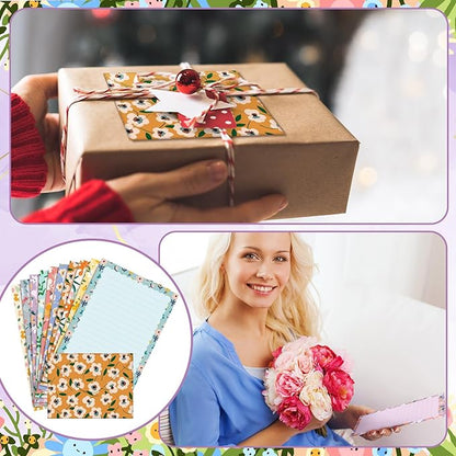 TaoBary 160 Pcs Stationery Paper Set 50 Double Sided Stationery Papers - Image 6