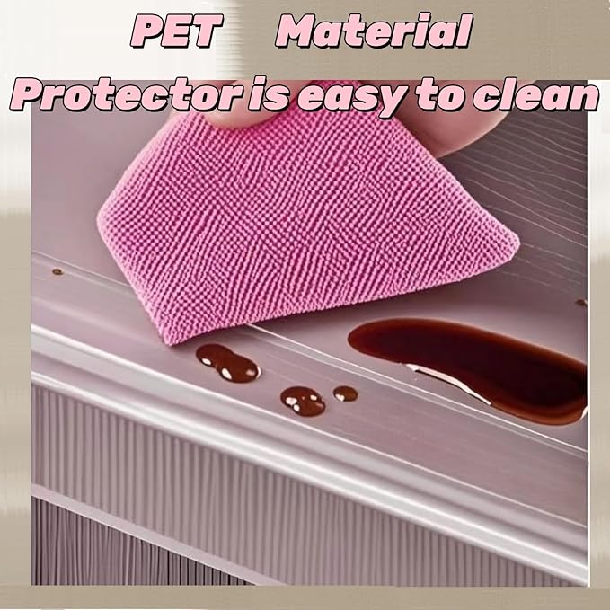 Clear Edge Protector, 1.18in Width x9.84ft Length Self-Adhesive Table Edge Guard - Image 6