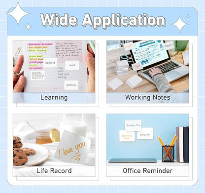 White Sticky Notes 1.5 x 2 in, 10 Pads Small Self-Stick Notes, 100 Sheets/Pad - Image 7