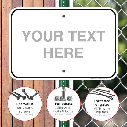 Custom Sign, Personalized Metal Signs, Customize - Image 4