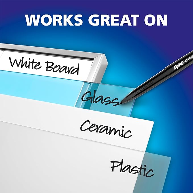 EXPO Wet Erase Markers, Semi-Permanent, Fine and Ultra-Fine Tips, Organizing - Image 5