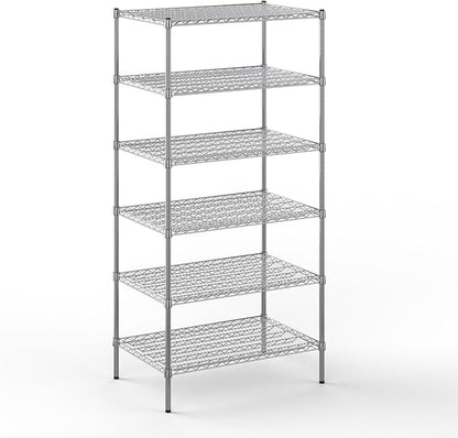 Regal Altair 24" Deep x 36" Wide x 74" Height Wire Shelving Kit | 6-Tier | NSF by Regal+Altair