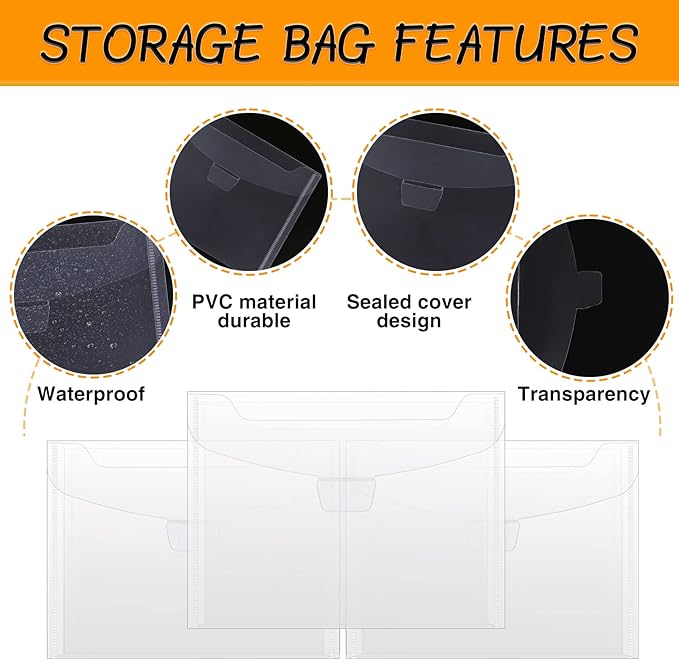 40 PCS Stamp and Die Storage Bag and Rubber Magnetic Sheets, Die Storage Set - Image 4