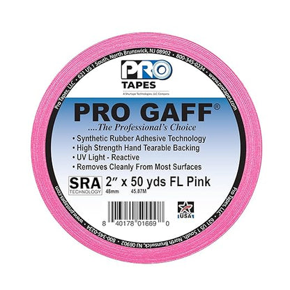 2" Width ProTapes Pro Gaff Premium Matte Cloth Gaffer's Tape - Image 2