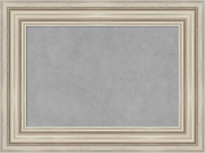 Amanti Art Silver Framed Magnetic Board 18x24 Small Vision Board by AmantiArt