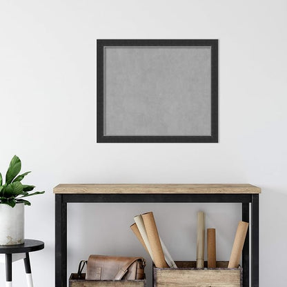 Amanti Art Black Framed Magnetic Board 23x27 Medium Vision Board - Image 6