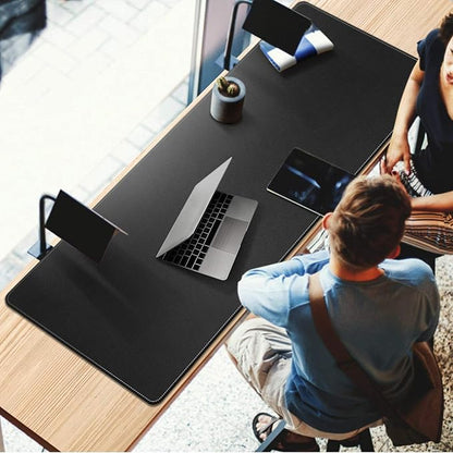 CENNBIE 59" x 27.5" Large Leather Desk Mat, Extended Mega Size Mouse Pad - Image 3