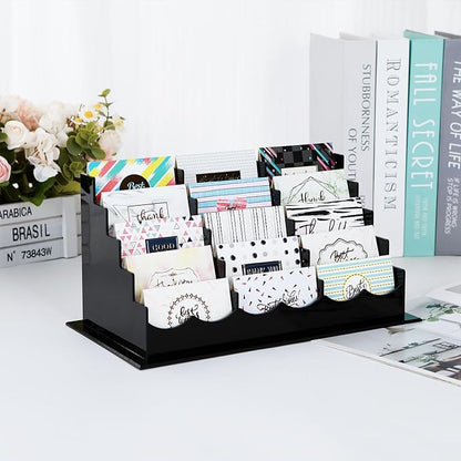 Vevitts Business Acrylic Card Holder Display - Image 6