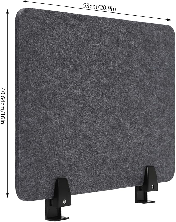 4pcs Privacy Panels, Standing Desk Divider, Desktop Office Furniture Partitions - Image 4
