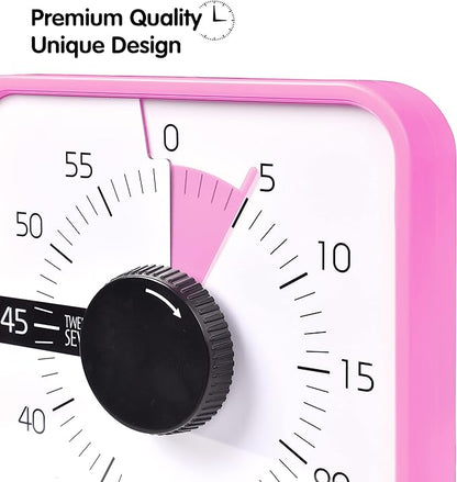 TWENTY5 SEVEN Countdown Timer 7.5 inch; 60 Minute 1 Hour Visual Timer – - Image 4