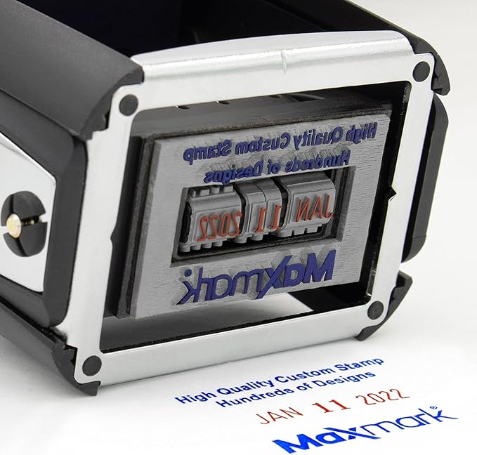 MaxMark Heavy Duty Round Date Stamp - Image 3