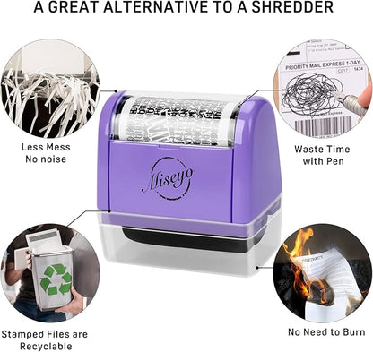 Miseyo Identity Theft Protection Roller Stamp Set - Image 5