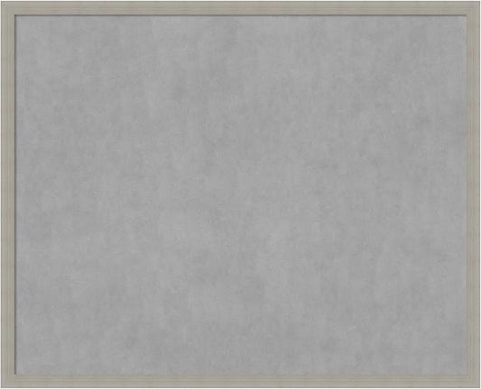 Amanti Art Grey Framed Magnetic Board 34x42 X-Large Vision Board by AmantiArt