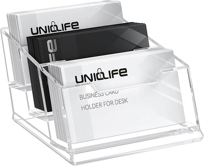 Uniclife Acrylic Business Card Holder by UnicLife