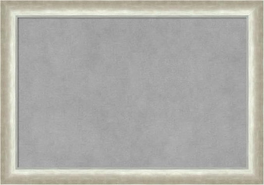 Amanti Art Silver Framed Magnetic Board 14x20 Small Vision Board by AmantiArt