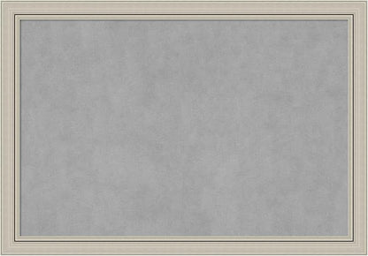 Amanti Art Silver Framed Magnetic Board 28x40 Large Vision Board by AmantiArt