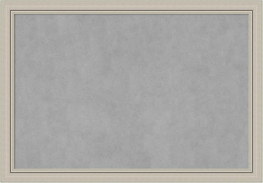 Amanti Art Silver Framed Magnetic Board 28x40 Large Vision Board by AmantiArt